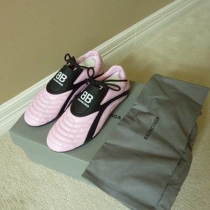 Balenciaga 'Zen' Pink/Black Athletic Sneakers - 7B